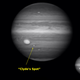 The new feature, as discovered by astronomer Clyde Foster and as seen through a filter sensitive to methane wavelengths.
